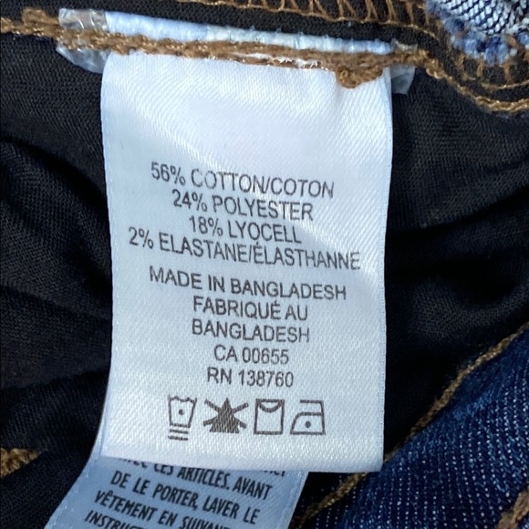 R Jeans The Vintage Blue 31Petite Mid Rise Straight Leg - Picture 4 of 9